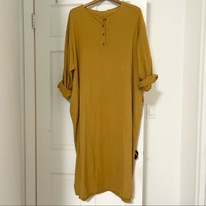 April Meets October “California Dress” in Camel. OSFA.